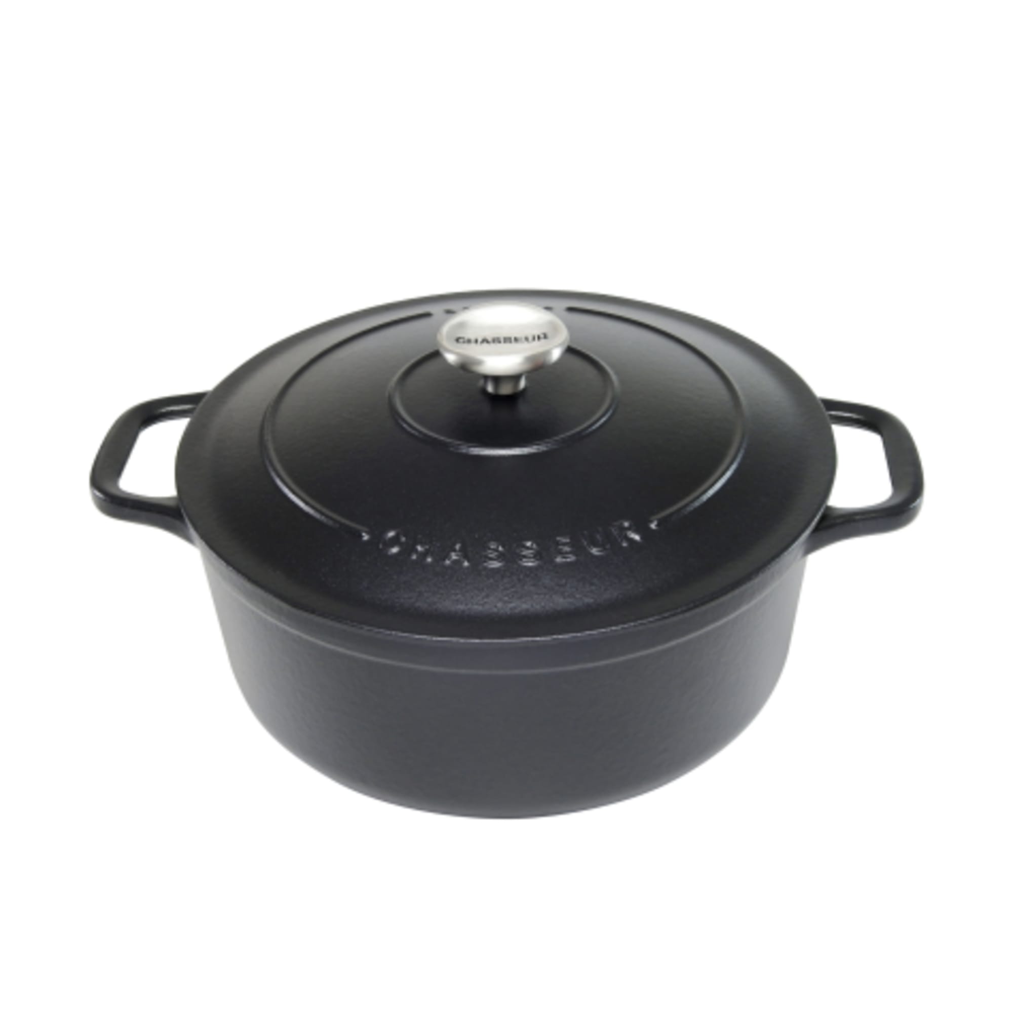 調理器具 chasseur round casserole black 20cm Chasseur Round French Oven 20cm Matte Black
